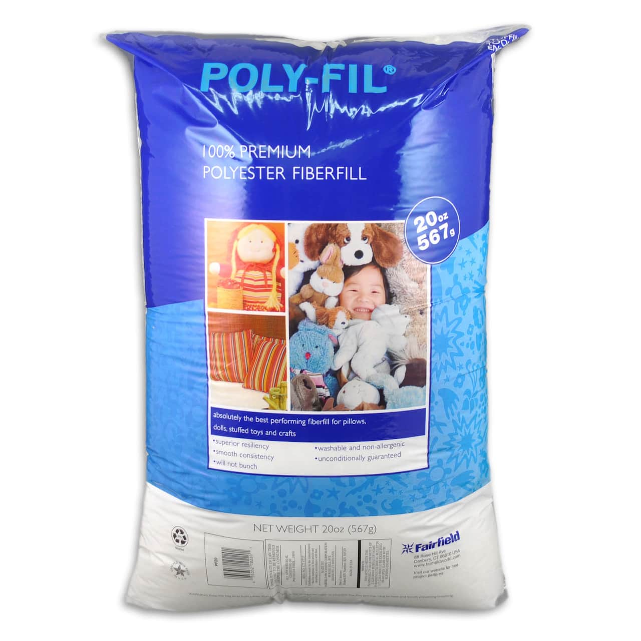 Poly-Fil Stuffing - 20 Ounce Bag